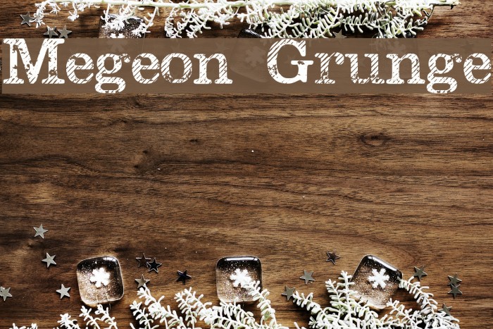 Megeon Grunge Fuentes examples