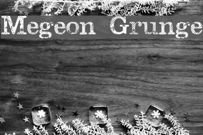 Megeon Grunge Fuentes examples