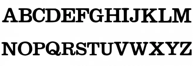Megeon Schriftart Groß