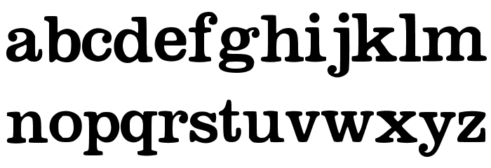 Megeon Font LOWERCASE