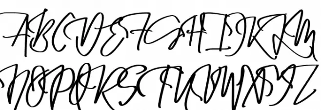 Meggallodont Font UPPERCASE