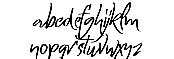 Meggallodont Font LOWERCASE