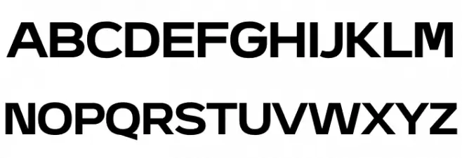 Meghana Font UPPERCASE