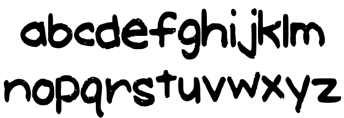 MeghansFont Font LOWERCASE