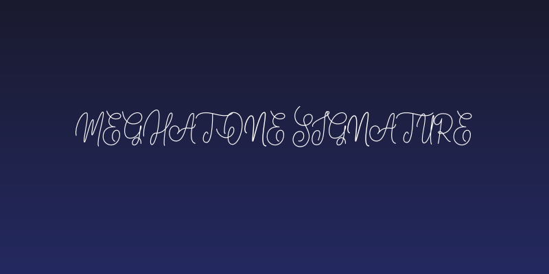 Meghatone Signature Social Header