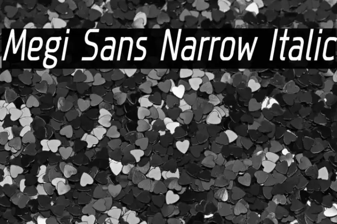 Megi Sans Narrow Italic Example 3