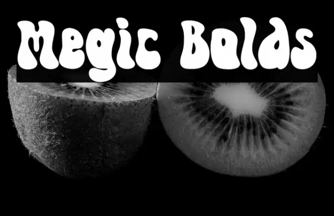 Megic Bolds Font examples