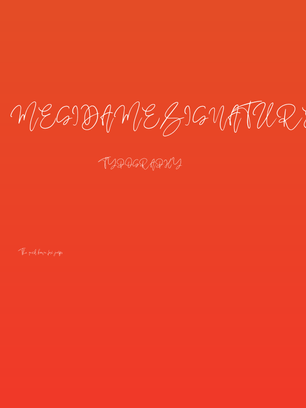 MegidameSignature Poster