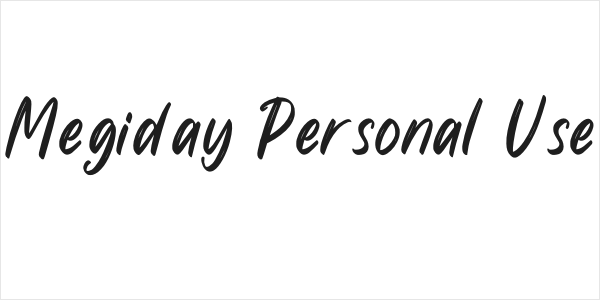 Megiday Personal Use Logo