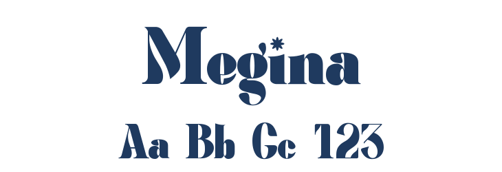 Megina Font Preview