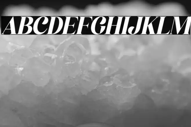 Megistica Italic Font examples