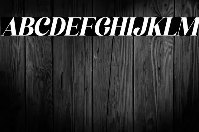 Megistica Italic Font examples