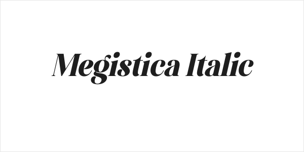 Megistica Italic Logo