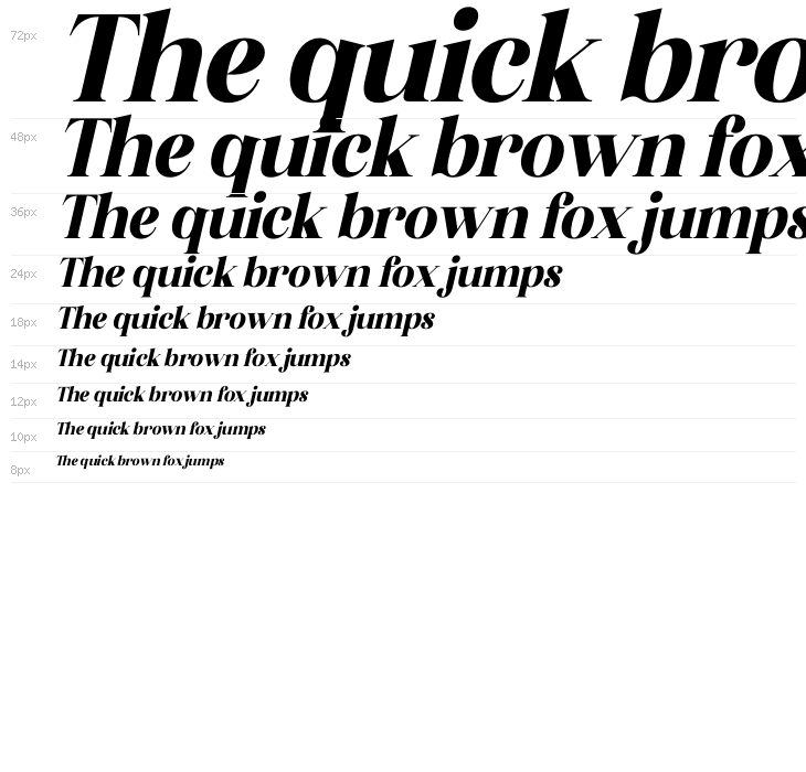 Megistica Italic Waterfall