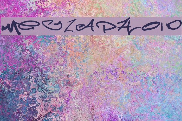 Meglaphoid Font examples