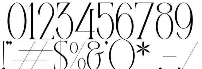 Meglona Font OTHER CHARS