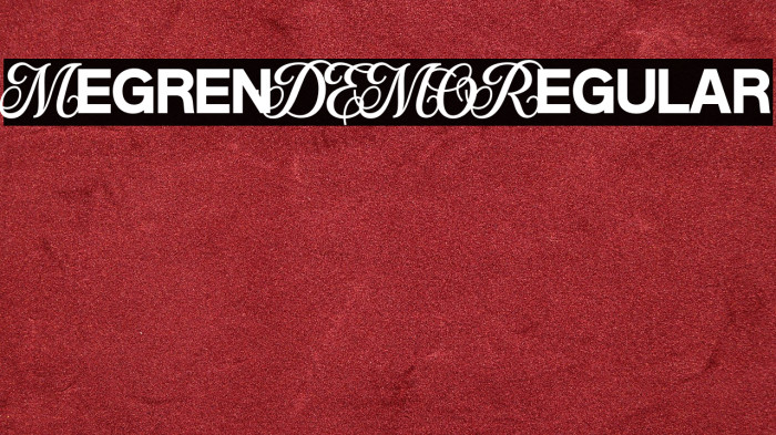 MegrenDEMO-Regular Example 1