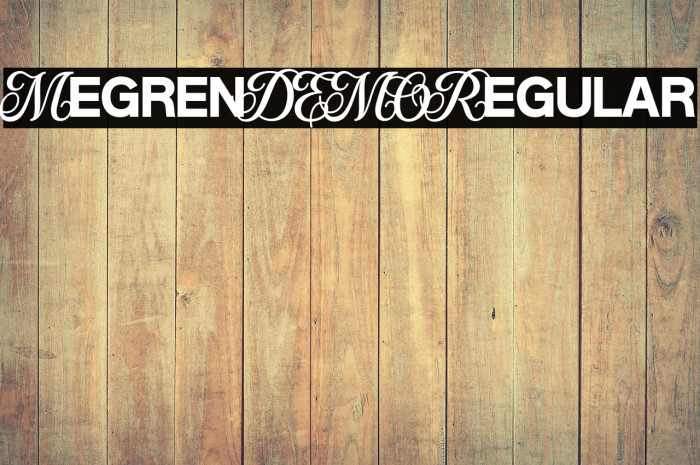 MegrenDEMO-Regular Example 3