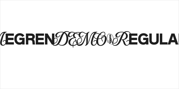 MegrenDEMO-Regular Logo