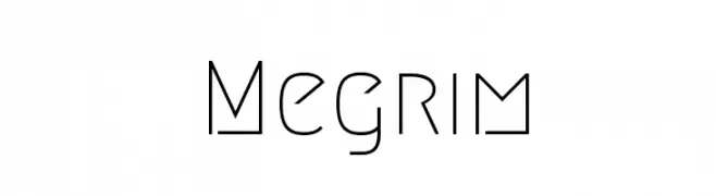 Megrim  Скачать бесплатные шрифты