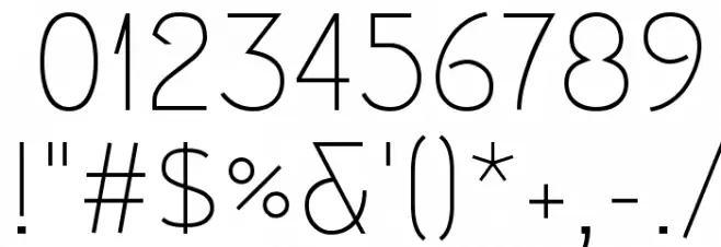 Megrim Font OTHER CHARS