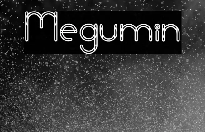 Megumin Font examples