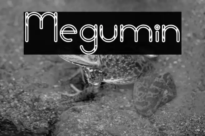 Megumin Font examples