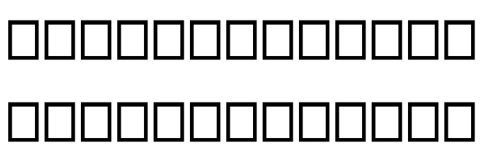 Mehrajan-Bold Font LOWERCASE
