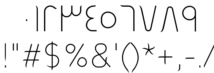 Mehrajan-ExtraLight Font OTHER CHARS