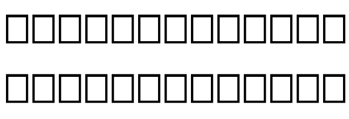 Mehrajan-Regular Font LOWERCASE