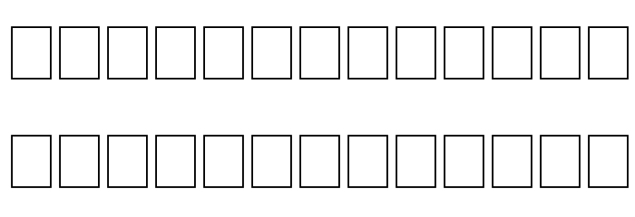 Mehrajan-Thin Font LOWERCASE