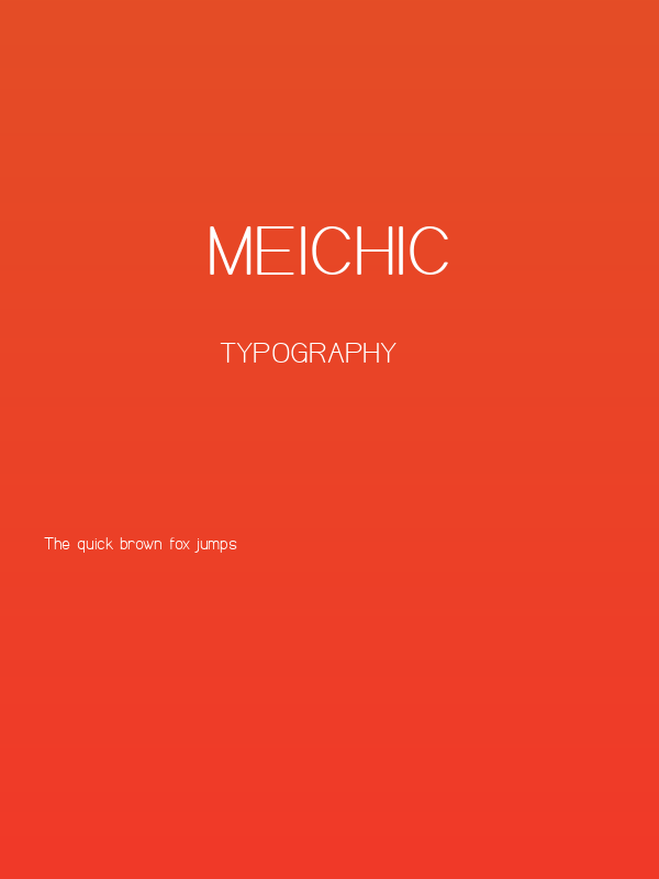 Meichic Poster