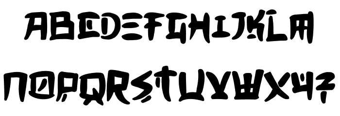 Meifen Font LOWERCASE