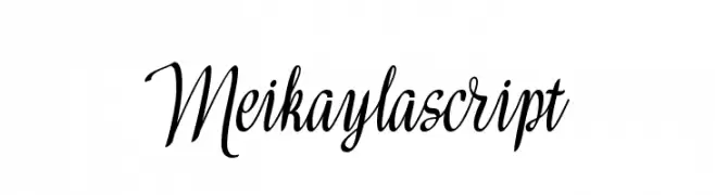 Meikaylascript  Frei Schriftart Herunterladen