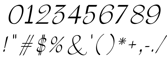 Meikaylascript Font OTHER CHARS