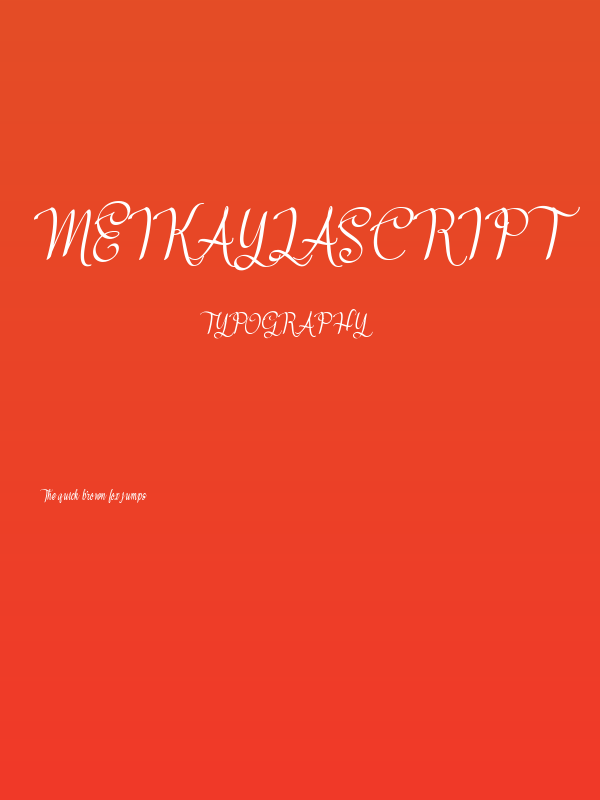 Meikaylascript Poster