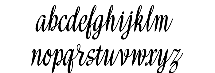 Meikaylascript Font LOWERCASE