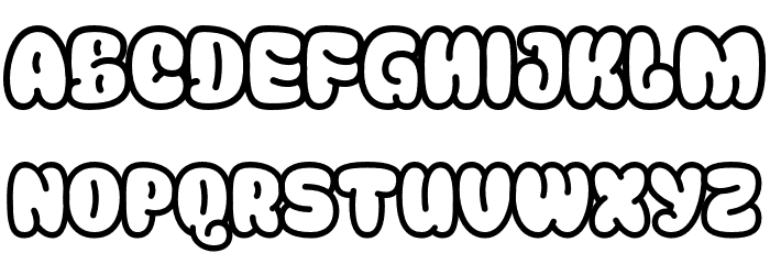 Meila Arabic DEMO Line Bold Font UPPERCASE