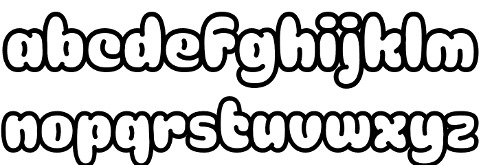 Meila Arabic DEMO Line Bold Font LOWERCASE
