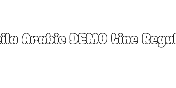 Meila Arabic DEMO Line Regular Logo