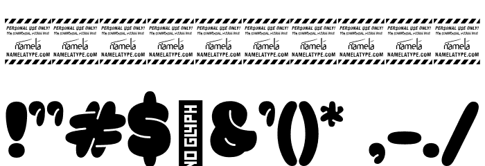 Meila Arabic DEMO Solid Font OTHER CHARS