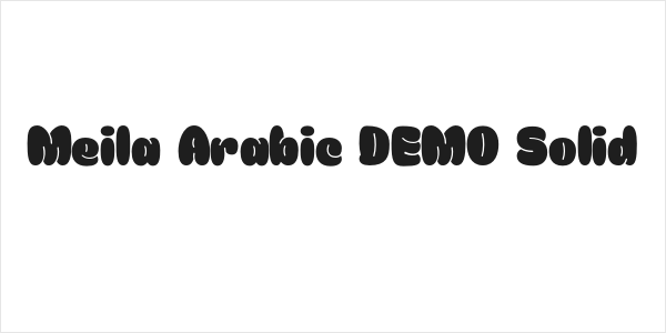 Meila Arabic DEMO Solid Logo