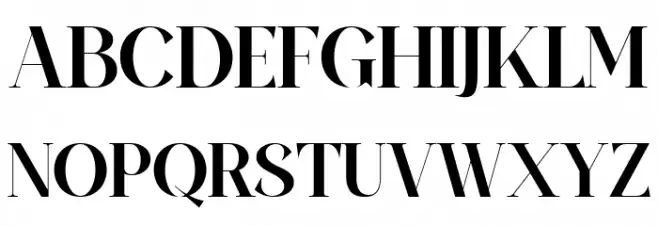 Meiland Gorgeous Regular Schriftart Groß