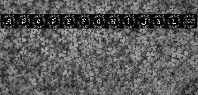 Meilin Chinese Monogram Regular Font examples