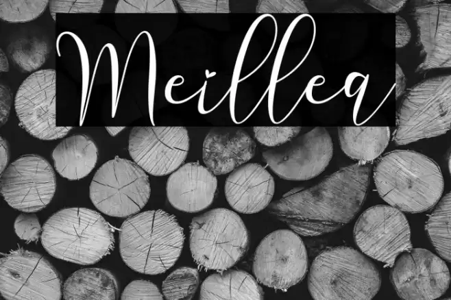 Meillea Font examples