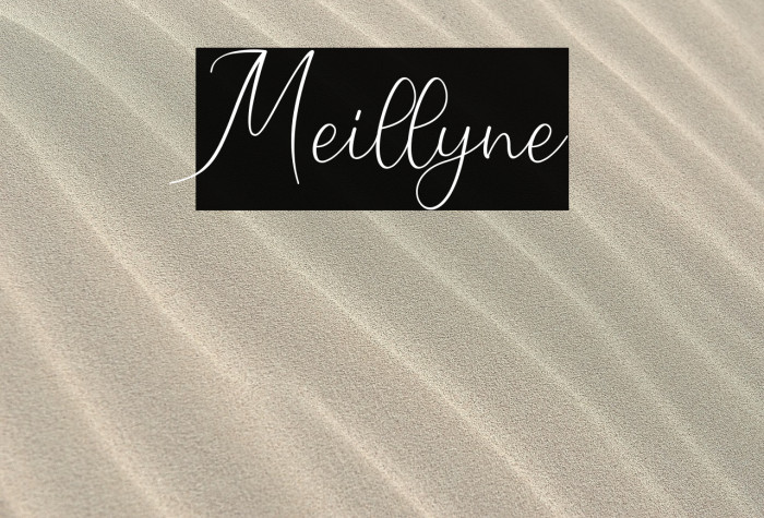 Meillyne Example 1