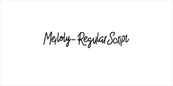 Meiloly-RegularScript Logo