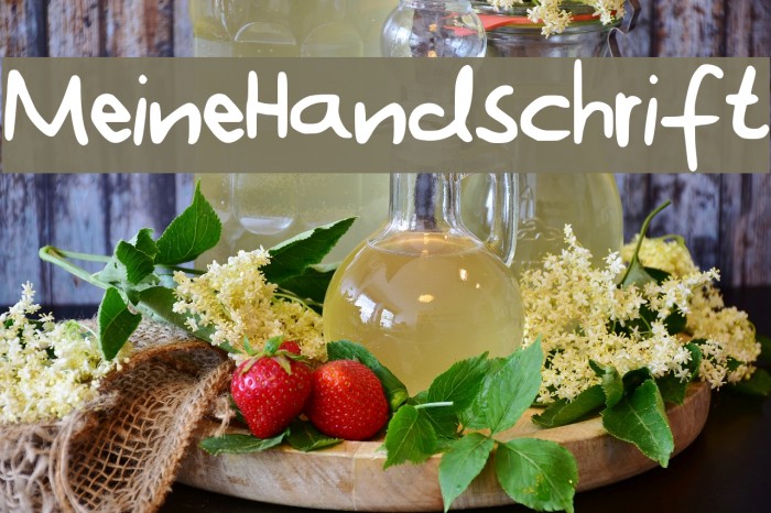 MeineHandschrift Example 1