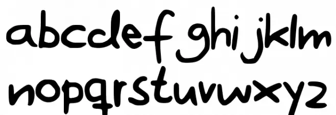 MeineHandschrift Caratteri MINUSCOLO