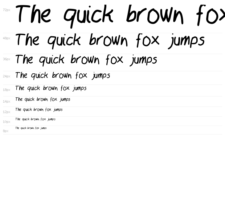 MeineSchrift Waterfall